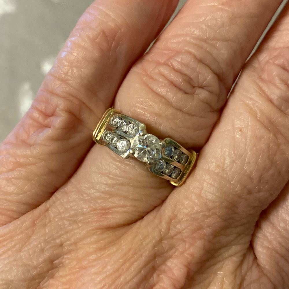 Diamond Wedding Ring - Custom Made - image 1